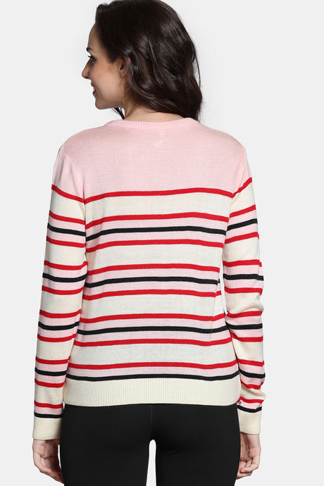 Zivame Retro Peek Jumpers Flat Knit Loungewear Top - Creole Pink — image 4